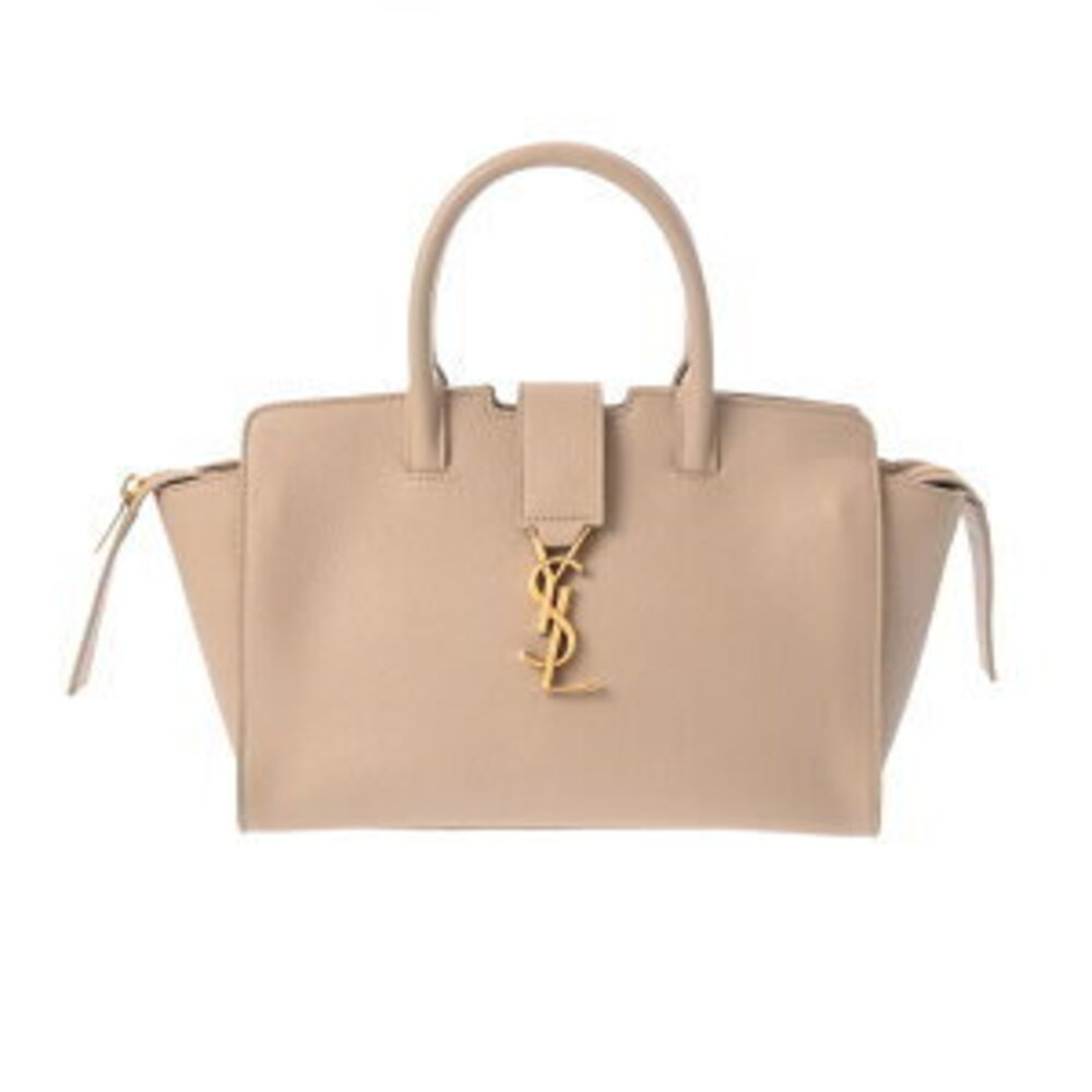 Saint Laurent Downtown Baby Bag Beige Grain Leather Handbag